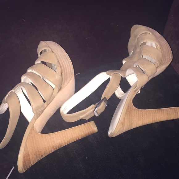 Via Spiga stacked heels with leather upper - Picture 4 of 4